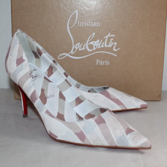 Christian Louboutin Shoes - The Miss Z pumps from Christian Louboutin feature a charming all-over print set